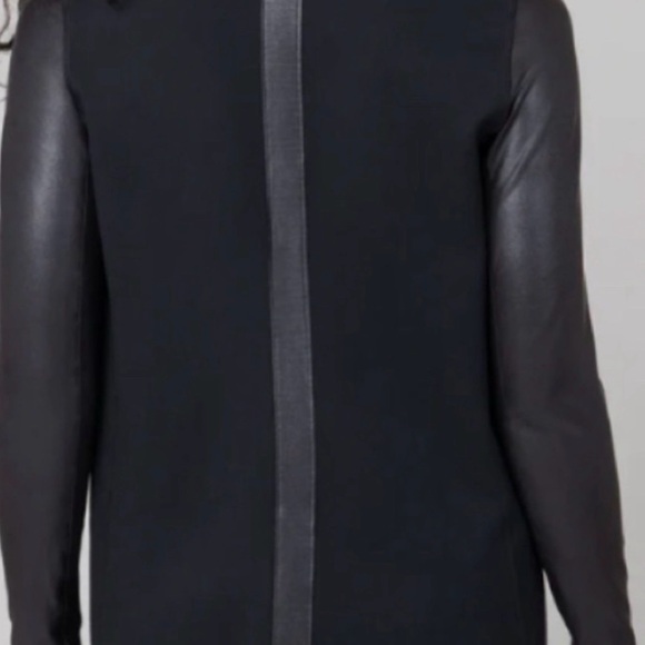 SPANX Black Women's Blazer with Satin Sleeves - Picture 10 of 10